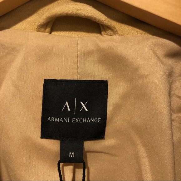 Armani Exchange Eco Suede Biker Jacket - Picture 8 of 8
